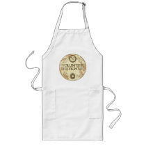 Volunteer Firefighter Grunge Apron