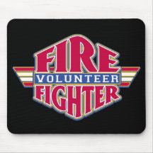 Volunteer Firefighter Mouse Pad