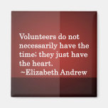 Volunteer Heart Fridge Magnets