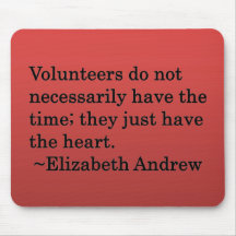 Volunteer Heart Mouse Pad