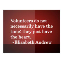Volunteer Heart Post Cards