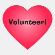Volunteer: Share Your Heart Stickers