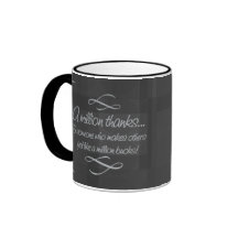 Volunteers make others feel like a million bucks coffee mug