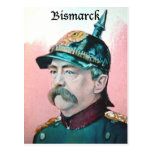 Von Bismarck with caption (public domain) Post Card