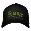 Von Zombie Skull Cap 003B embroidered hats