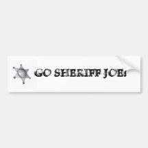 VONT LE SHÉRIF JOE ! ADHÉSIFS POUR VOITURE