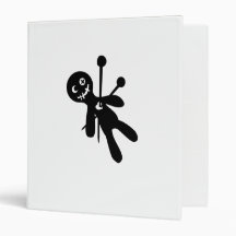 Voodoo doll vinyl binder