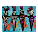 Voodoo Dolls Postcard