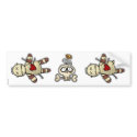 voodoo dolly and skull scrapbooking sticker bumper stickers