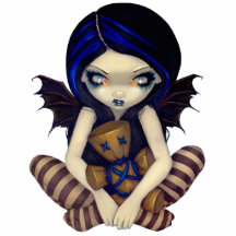 Voodoo In Blue gothic fairy photo sculpture