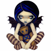 Voodoo In Blue gothic fairy photo sculpture