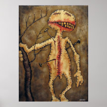 "Voodoo Town #11" poster Angry Johnny