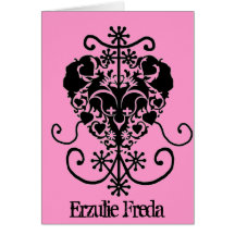 Voodoo valentine Card - Erzulie Freda