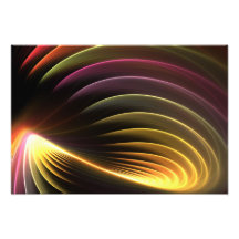Vortex abstrait rougeoyant de fractale photo
