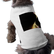 Vortex pourpre surréaliste de fractale tee-shirts pour toutous