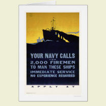Vos appels de marine - pompiers requis (US02298) cartes