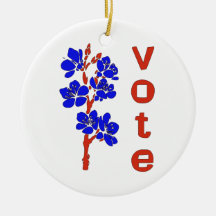VOTE 2012 CHRISTMAS TREE ORNAMENT