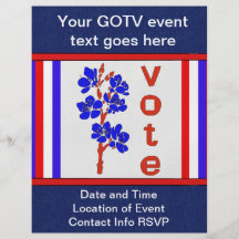VOTE 2012 PERSONALIZED FLYER