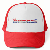 Vote Abercrombie 2010 Elections Red White and Blue Trucker Hats