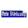Vote Biblically Bumper Stickers
