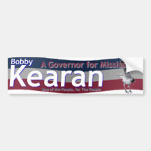 Vote Bobby Kearan Bumper Sticker