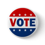 VOTE PINBACK BUTTON