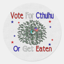VOTE CTHULHU AUTOCOLLANTS