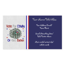 VOTE CTHULHU BUSINESS CARDS
