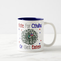 VOTE CTHULHU COFFEE MUG