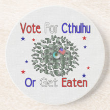 VOTE CTHULHU DRINK COASTERS