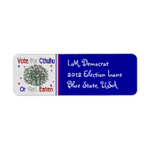 VOTE CTHULHU LABELS