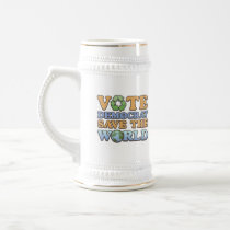 Vote Dem Save the World Mugs