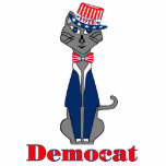 Vote Democat photo sculptures