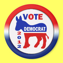 Vote Democrat 2012 magnets