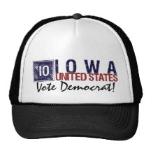 Vote Democrat in 2010 – Vintage Iowa Mesh Hats