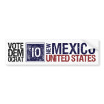 Vote Democrat in 2010 – Vintage New Mexico bumper stickers