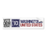 Vote Democrat in 2010 – Vintage Washington D.C. bumper stickers