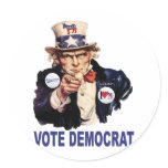 VOTE DEMOCRAT stickers