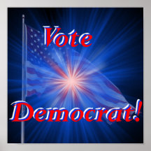Vote Démocrate ! Copie Posters