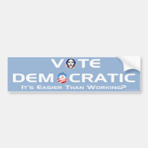 Vote Democratic Bumper Sticker