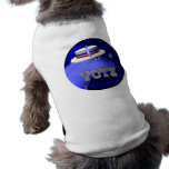 Vote Democratic  donkey Dog T Shirt