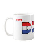 Vote Dibs 2010 Elections Red White and Blue Mug