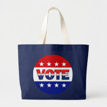 Vote Election Campaign Design Canvas Bag