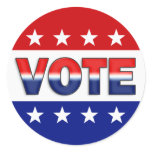 Vote Election Campaign Design Sticker