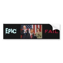 Vote for "change" = epic fail bumper stickers