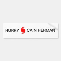 Vote for Herman Cain Bumper Sticker