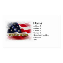 Vote for me business cards