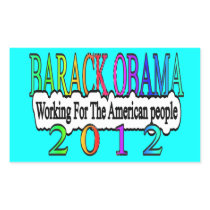 VOTE FOR OBAMA 2012 STICKER