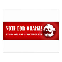 Vote for Obama! Post Card