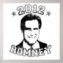 VOTE FOR ROMNEY 2012 PRINT